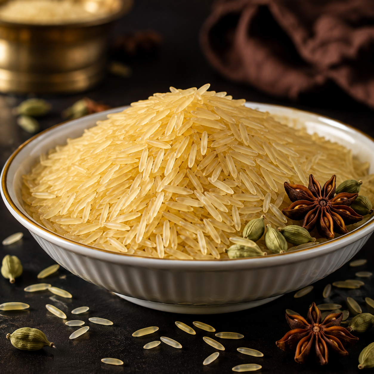 Golden Parboiled Basmati Rice